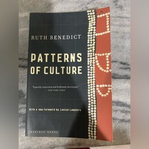Paperback Book: “Patterns Of Culture”. Used, good condition.